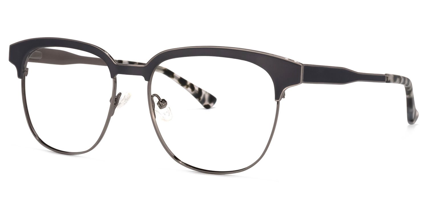 Wren Browline Dark-Gray Eyeglasses and Glasses Frames1