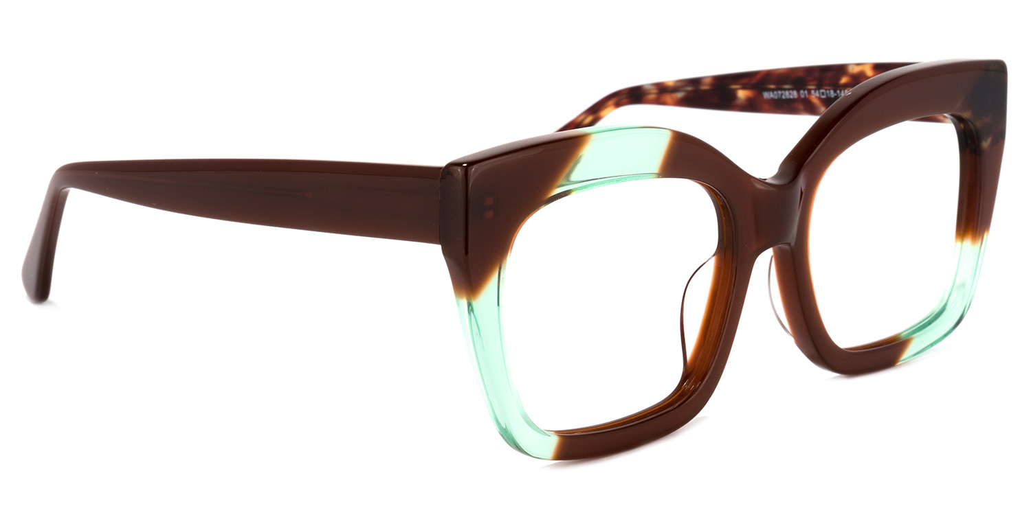 Ximena Cateye Brown Glasses | ZEELOOL UK2