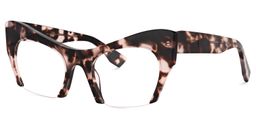 Kyle Cat Eye Light-Tortoise Glasses2