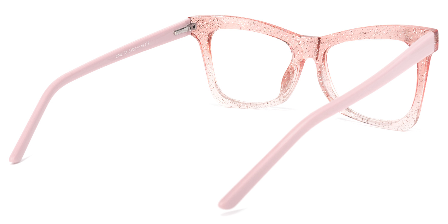Yaritza Butterfly Pink Glasses4