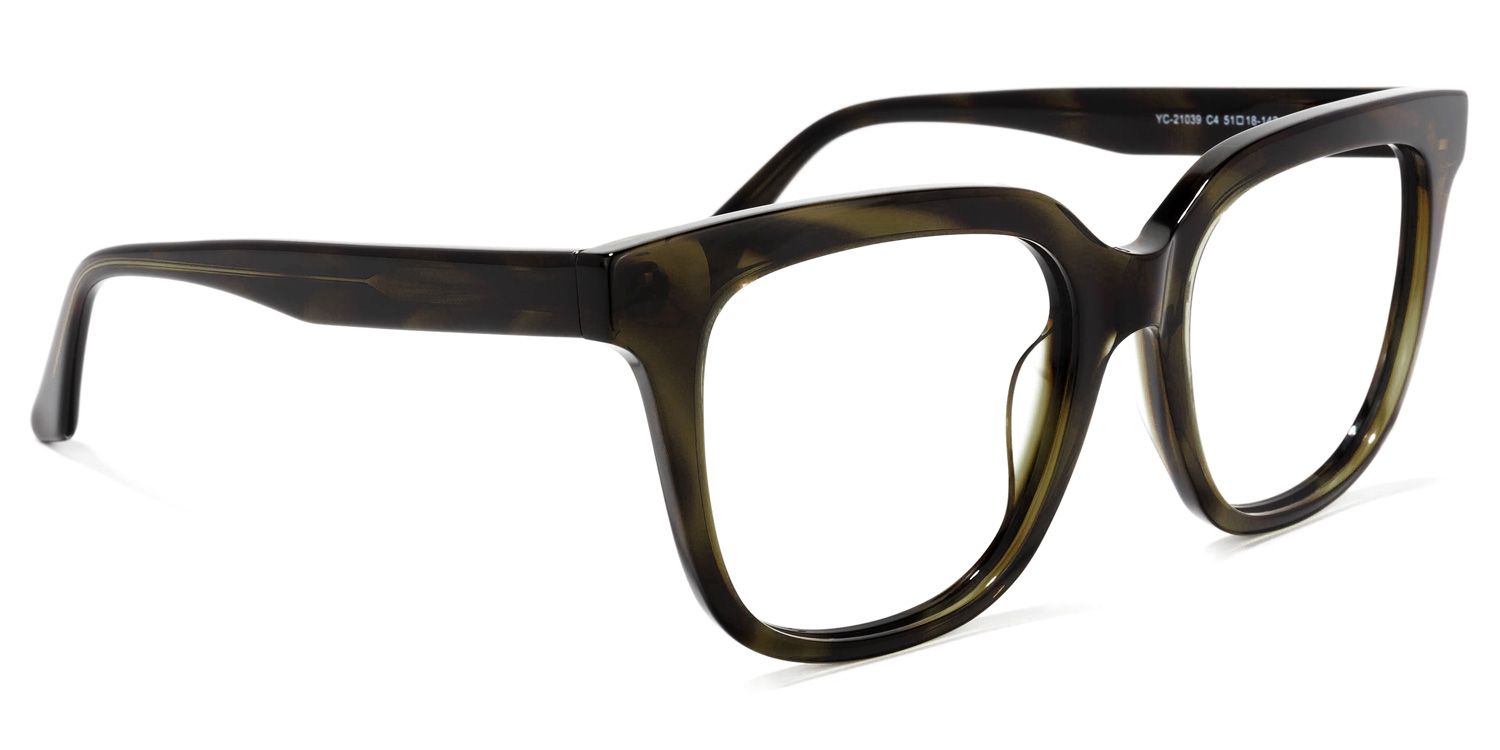 Quiana Square Dark-Tortoise Glasses | ZEELOOL UK2