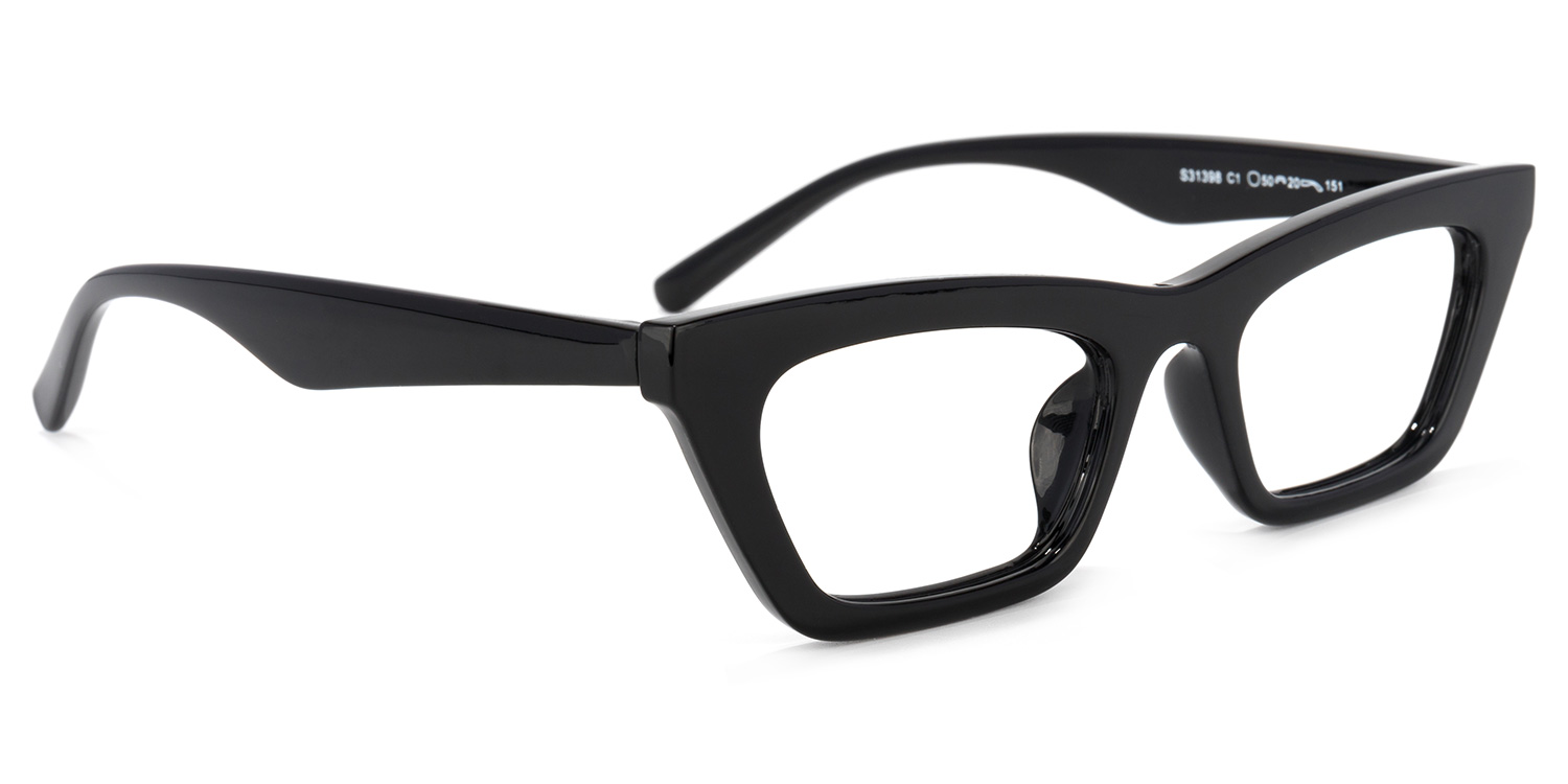 Gorman Cateye Black Glasses | ZEELOOL UK2