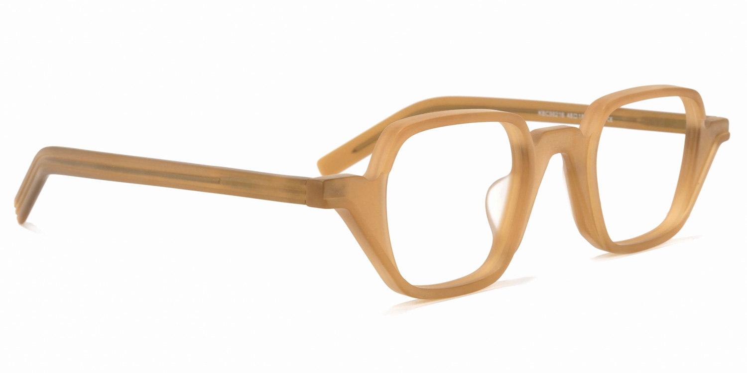 Yasin Square Cameo-Brown Glasses | ZEELOOL UK2