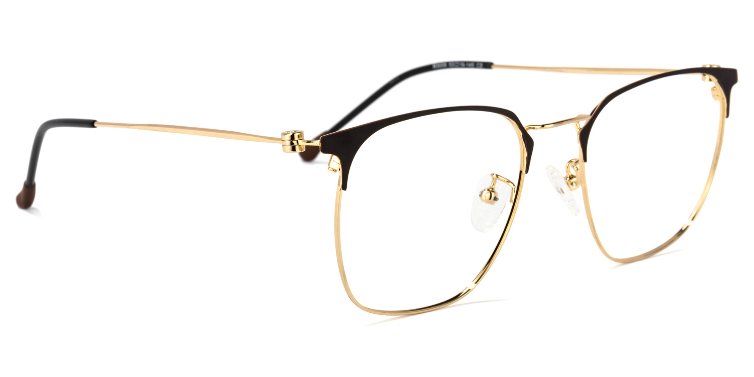 Yulisa Browline Gold Glasses | ZEELOOL UK2