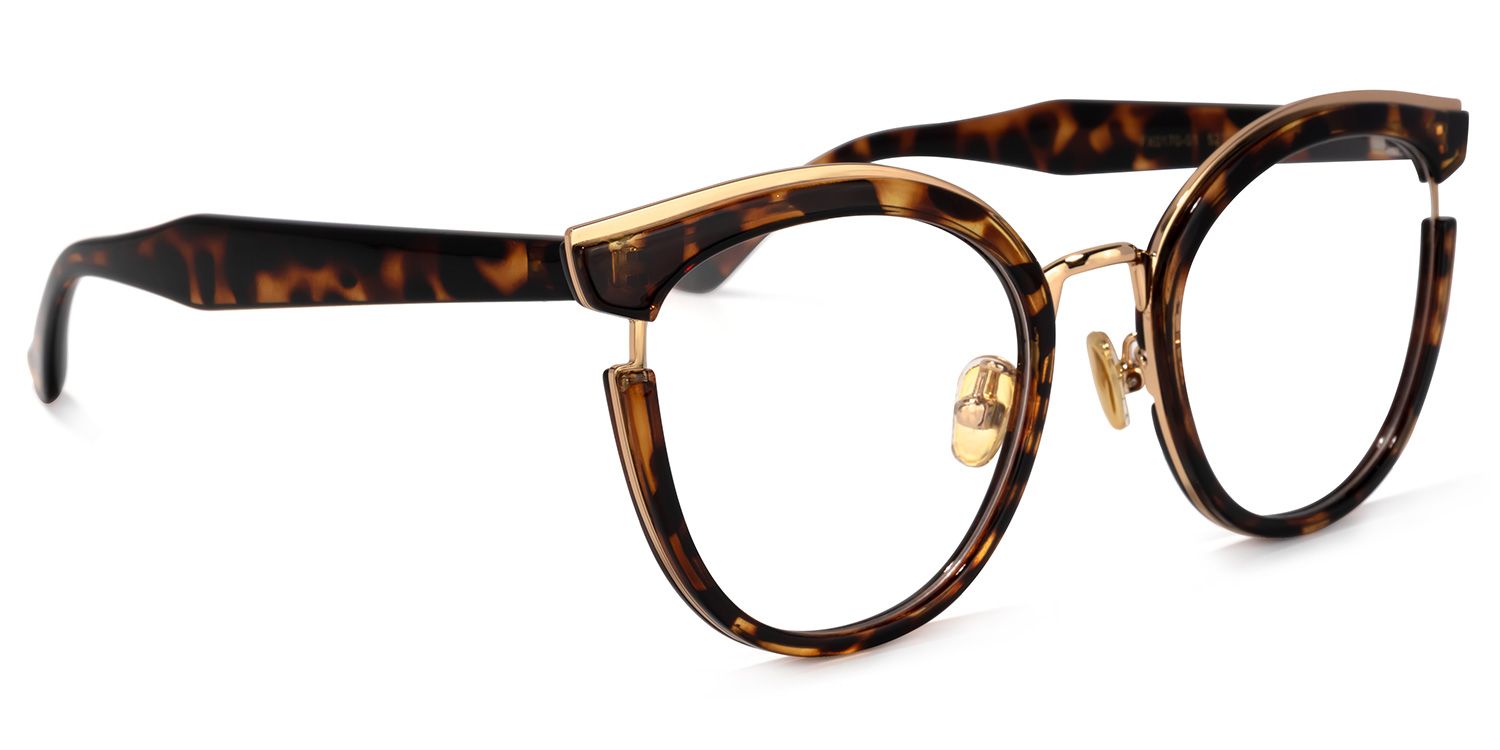 Laraine Cat Eye Tortoise Frame Glasses | ZEELOOL UK2