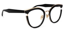 Laraine Black Cat eye Glasses2