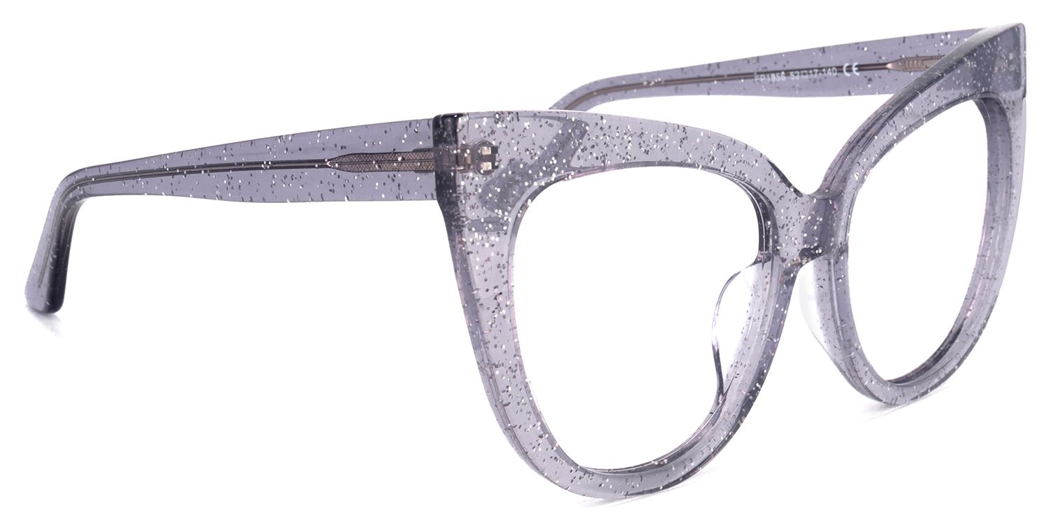Trenton Cateye Gray Glasses | ZEELOOL UK2