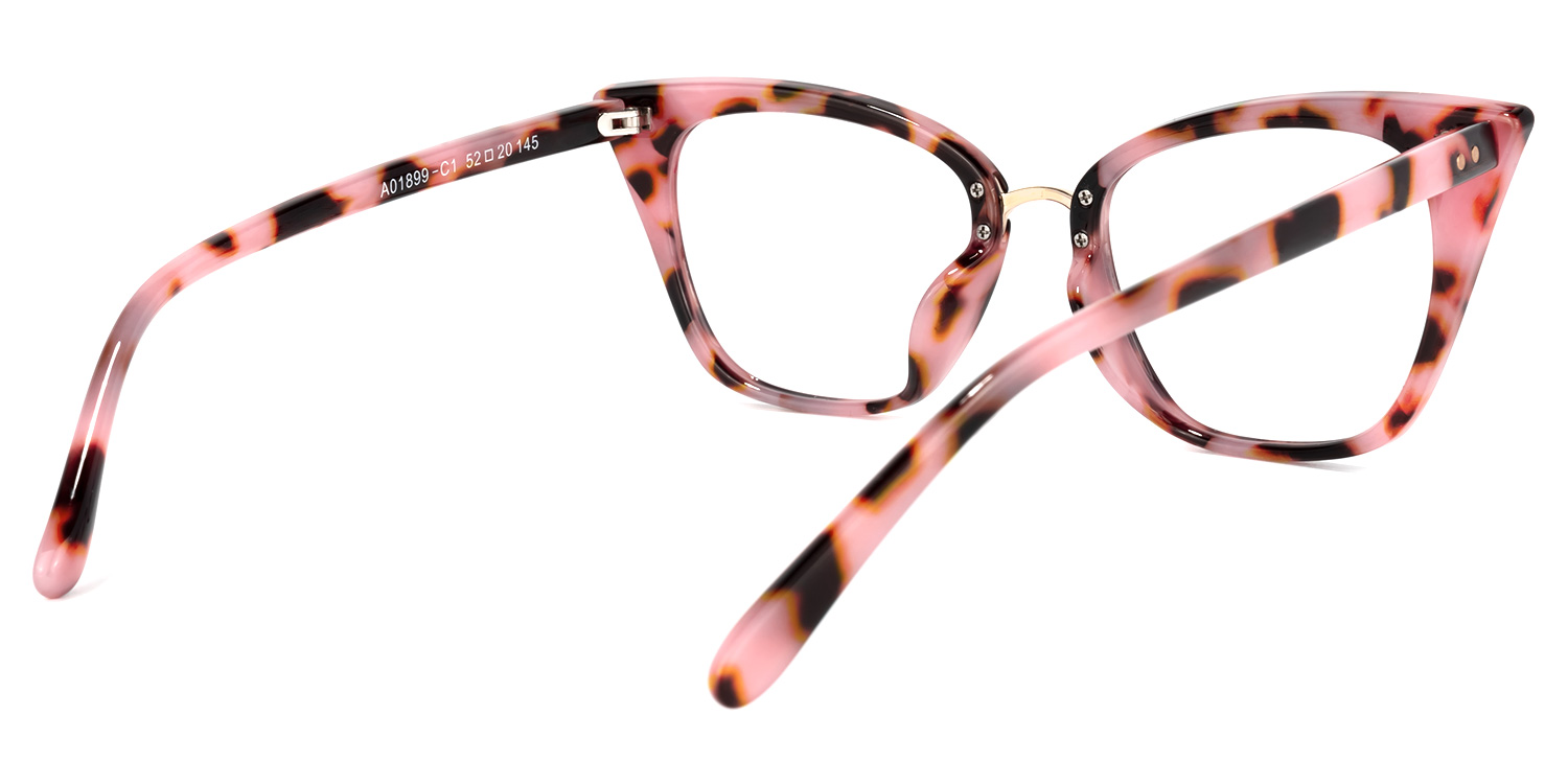 Chandrikar Cat Eye Pink-Floral Glasses4