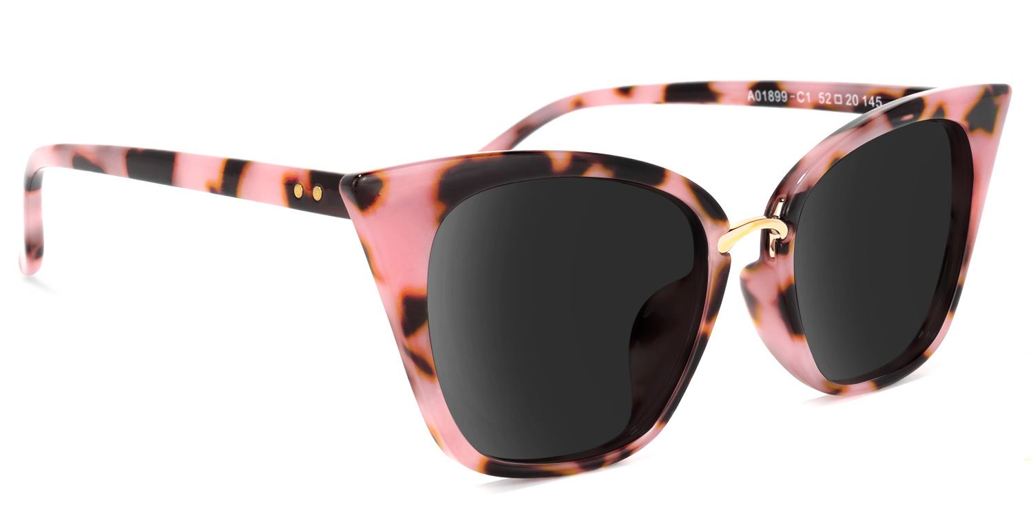 Chandrikar Cat Eye Pink-Floral Sunglasses | ZEELOOL UK2