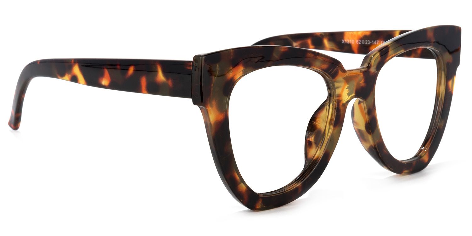 Hassan Cateye Tortoise Glasses | ZEELOOL UK2