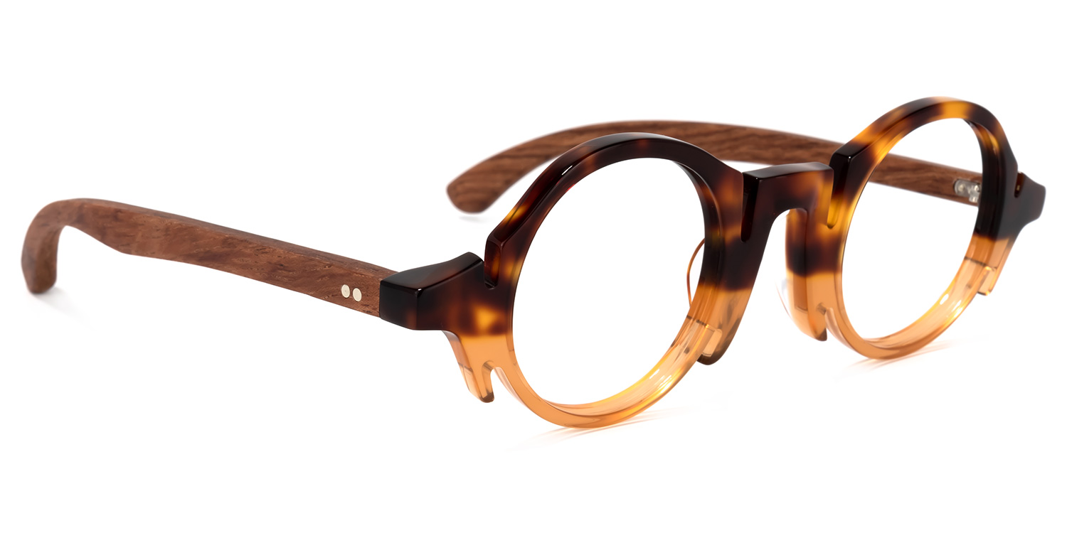 Charlie Round Tortoise Glasses | ZEELOOL UK2