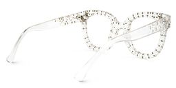 Kahle Clear Cat eye Glasses2