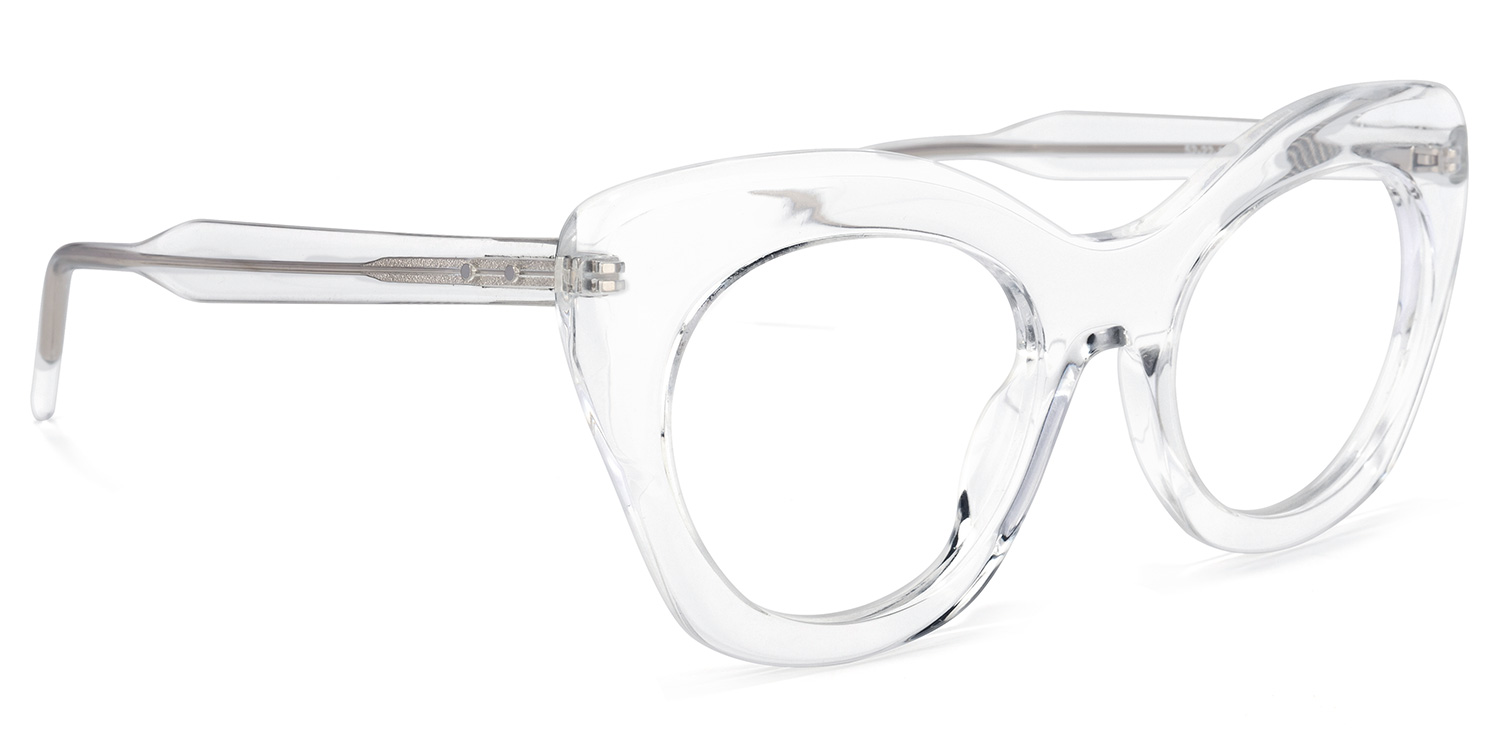 Cat-eye Crystal Glasses | ZEELOOL UK2