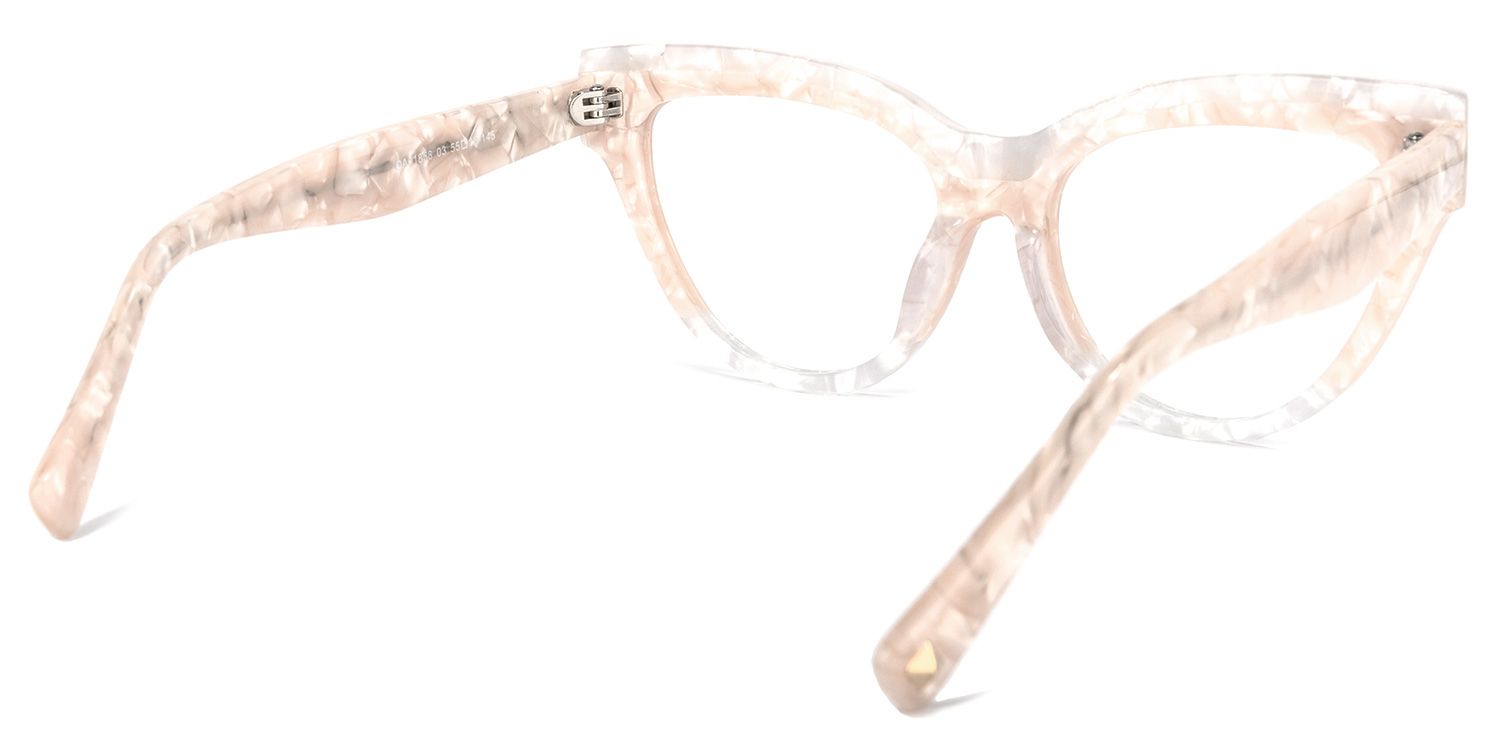 Cascata Cateye Creamy Glasses | ZEELOOL UK4
