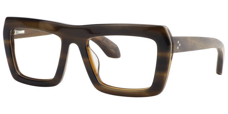 Rectangle Brown Glasses3