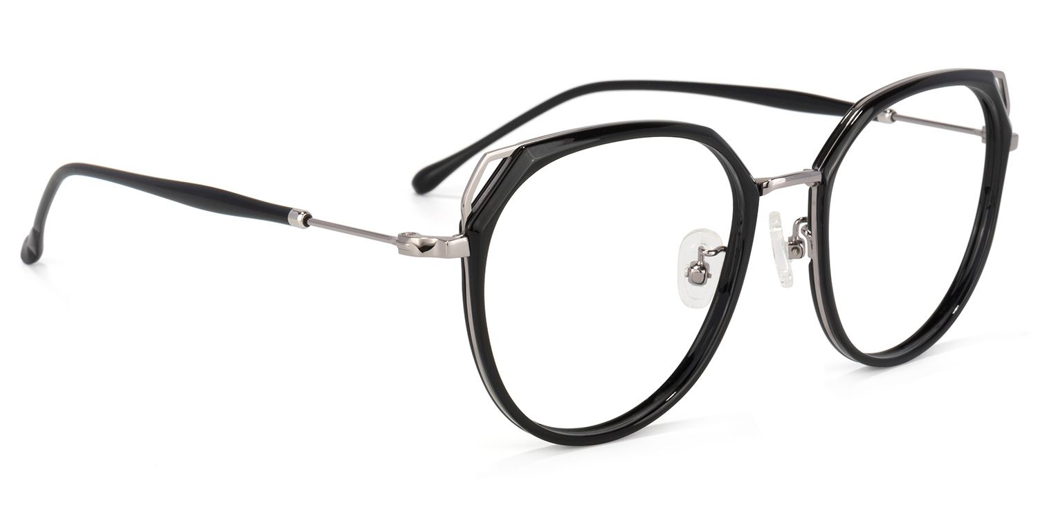 Ofelia Cateye Black Glasses | ZEELOOL UK2