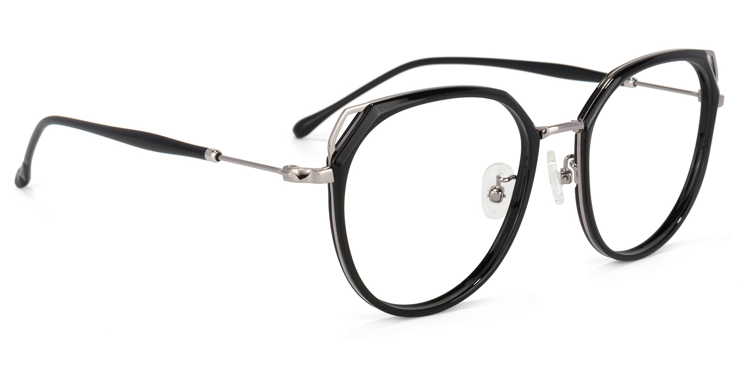 Ofelia Cateye Black Glasses2