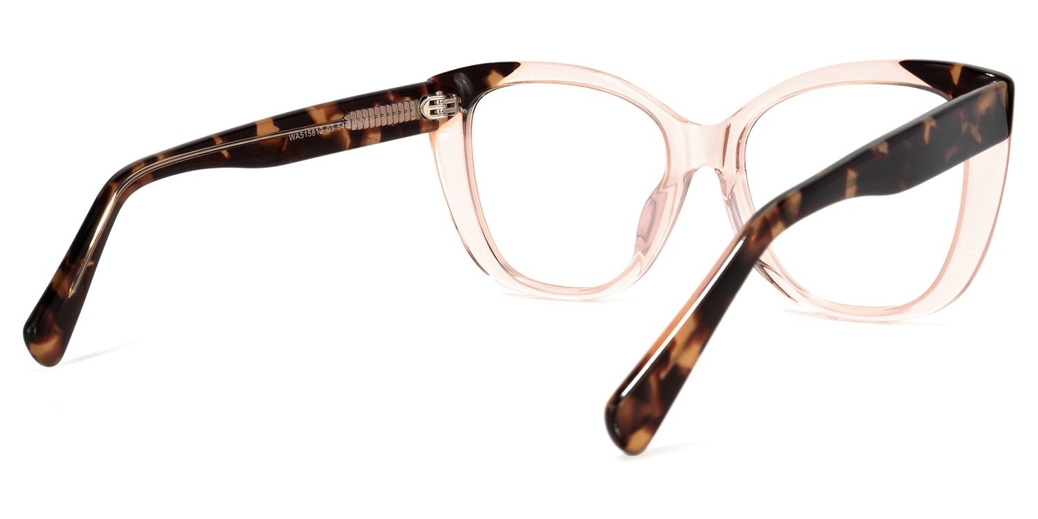 Liranzo Cateye Beige Glasses | ZEELOOL UK3