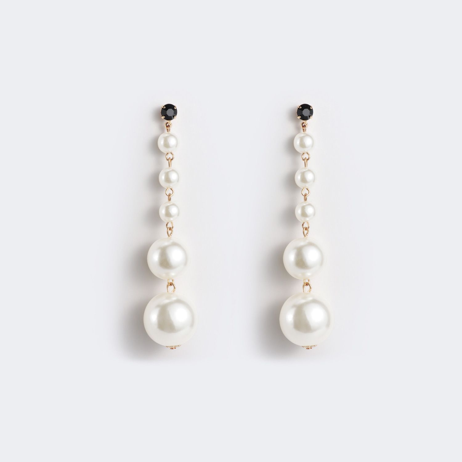 Vintage Elegant White Pearl Earrings  | ZEELOOL UK2