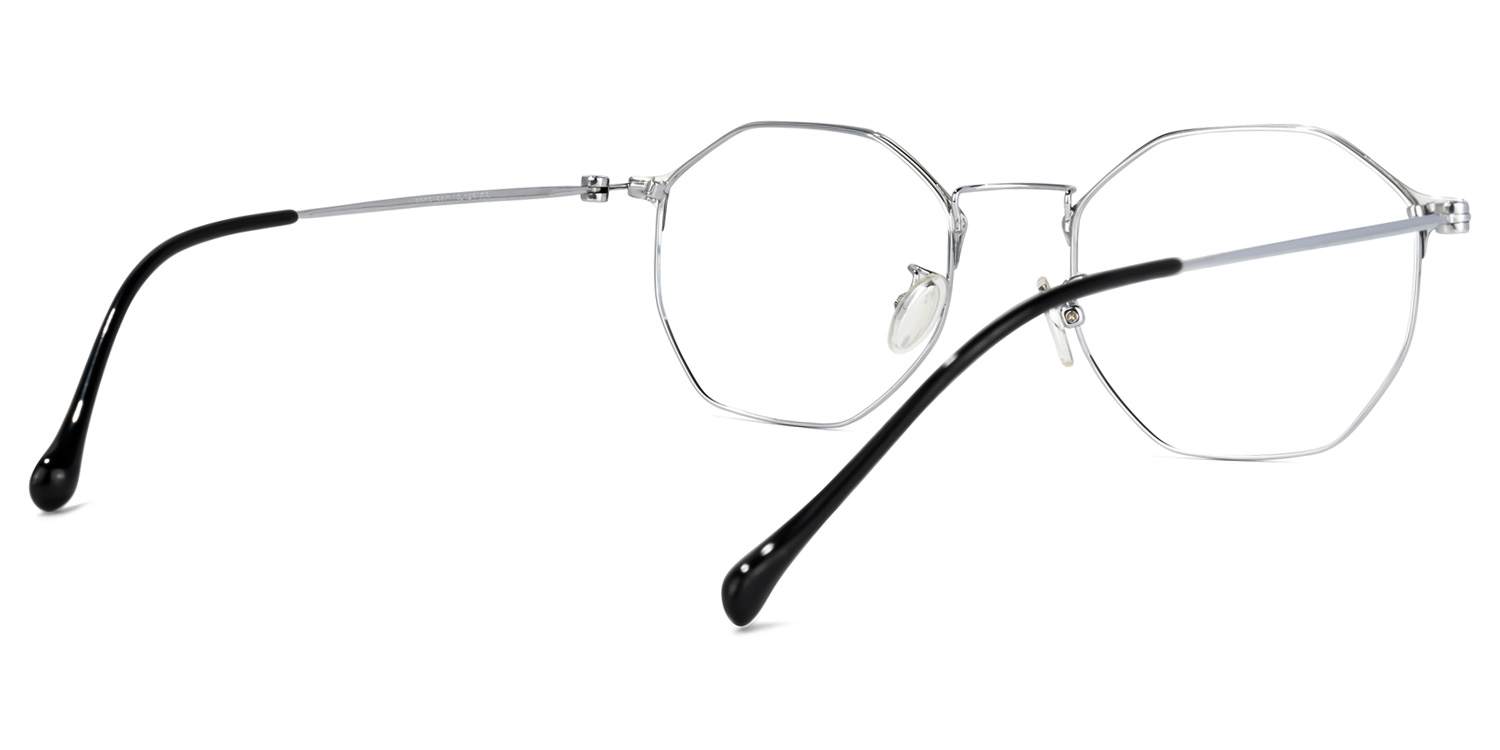 Chasisty Geometric Black Glasses | ZEELOOL UK3