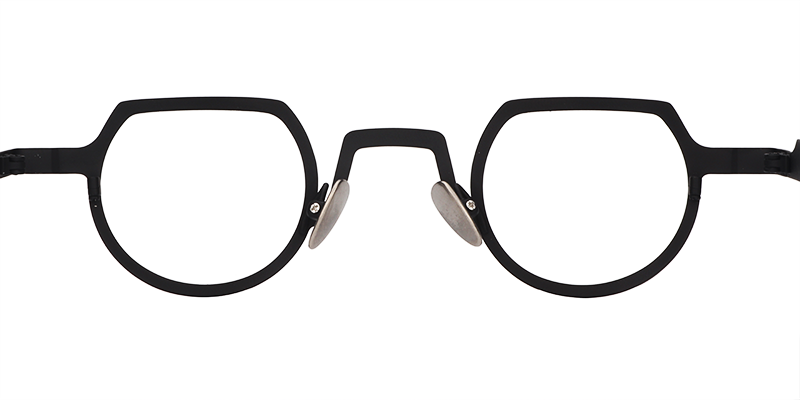 Timothy Round Black Glasses | ZEELOOL UK5