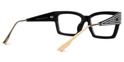 Drayton Square Black Glasses3