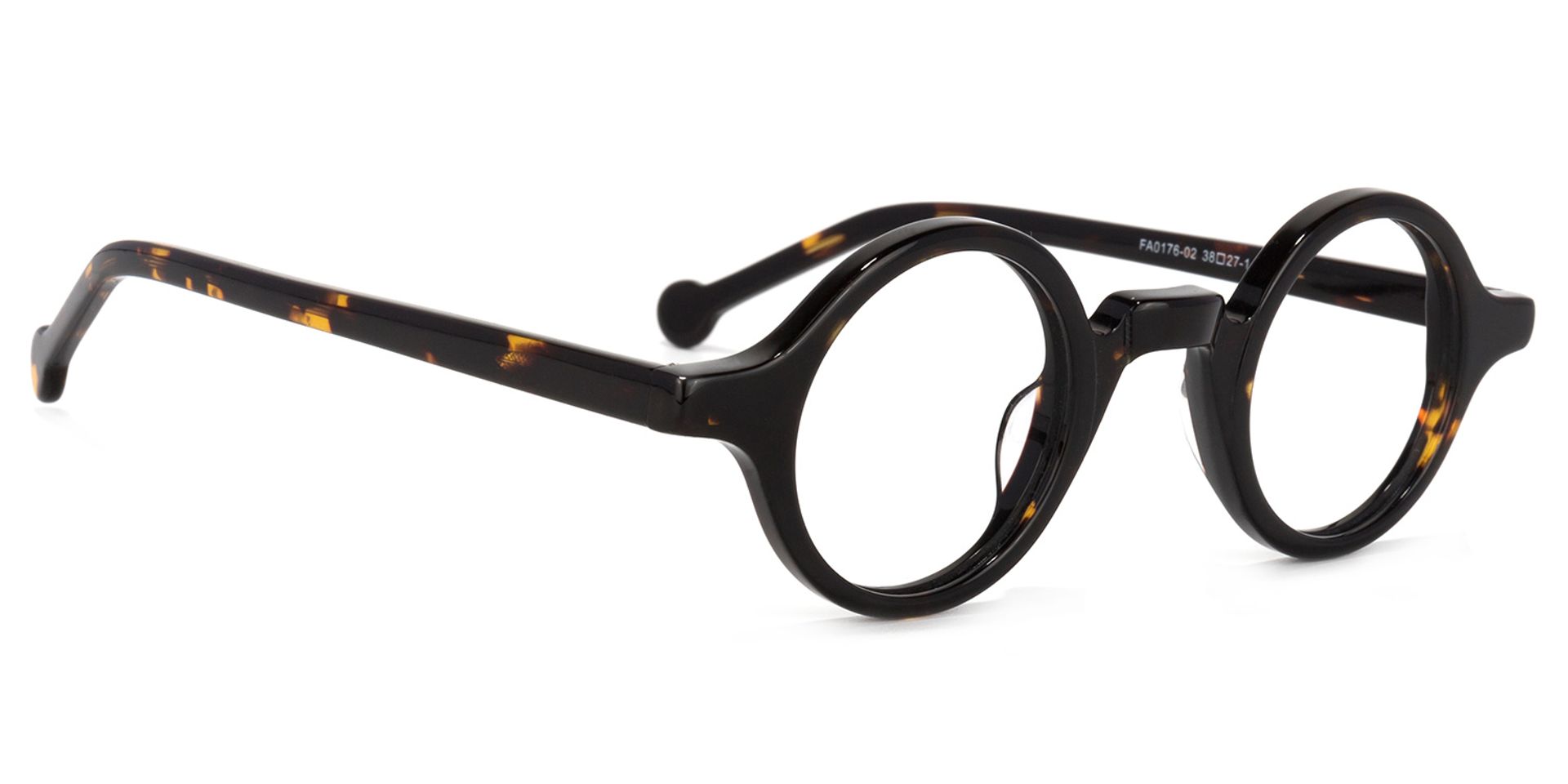 Arale Round Tortoise Full-rim Eyeglasses | ZEELOOL UK2