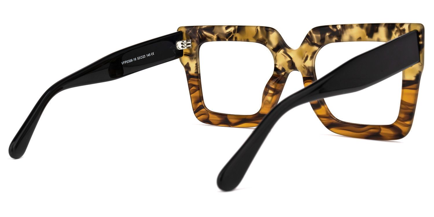 Brandon Square Brown Glasses | ZEELOOL UK3