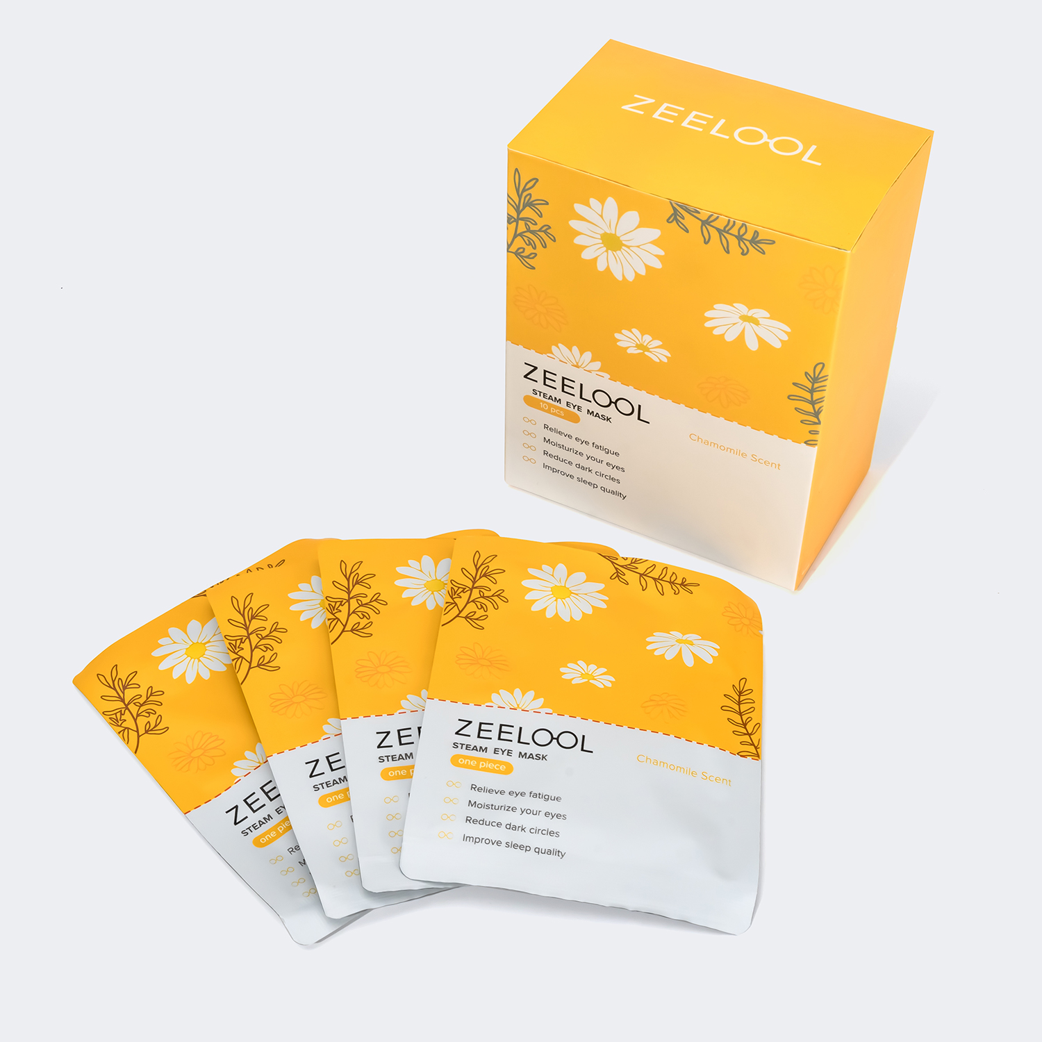 Zeelool Mild Steam Eye Mask Chamomile Scent 10 count0