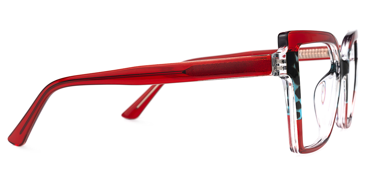 Lonnie Butterfly Red Glasses | ZEELOOL UK2