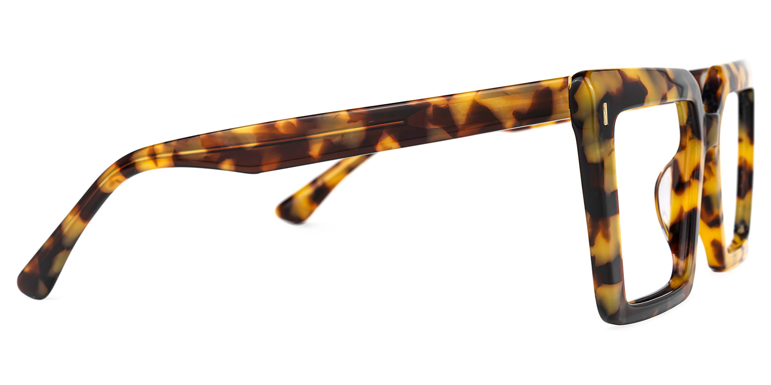 Nelisa Square Tortoise Glasses | ZEELOOL UK3