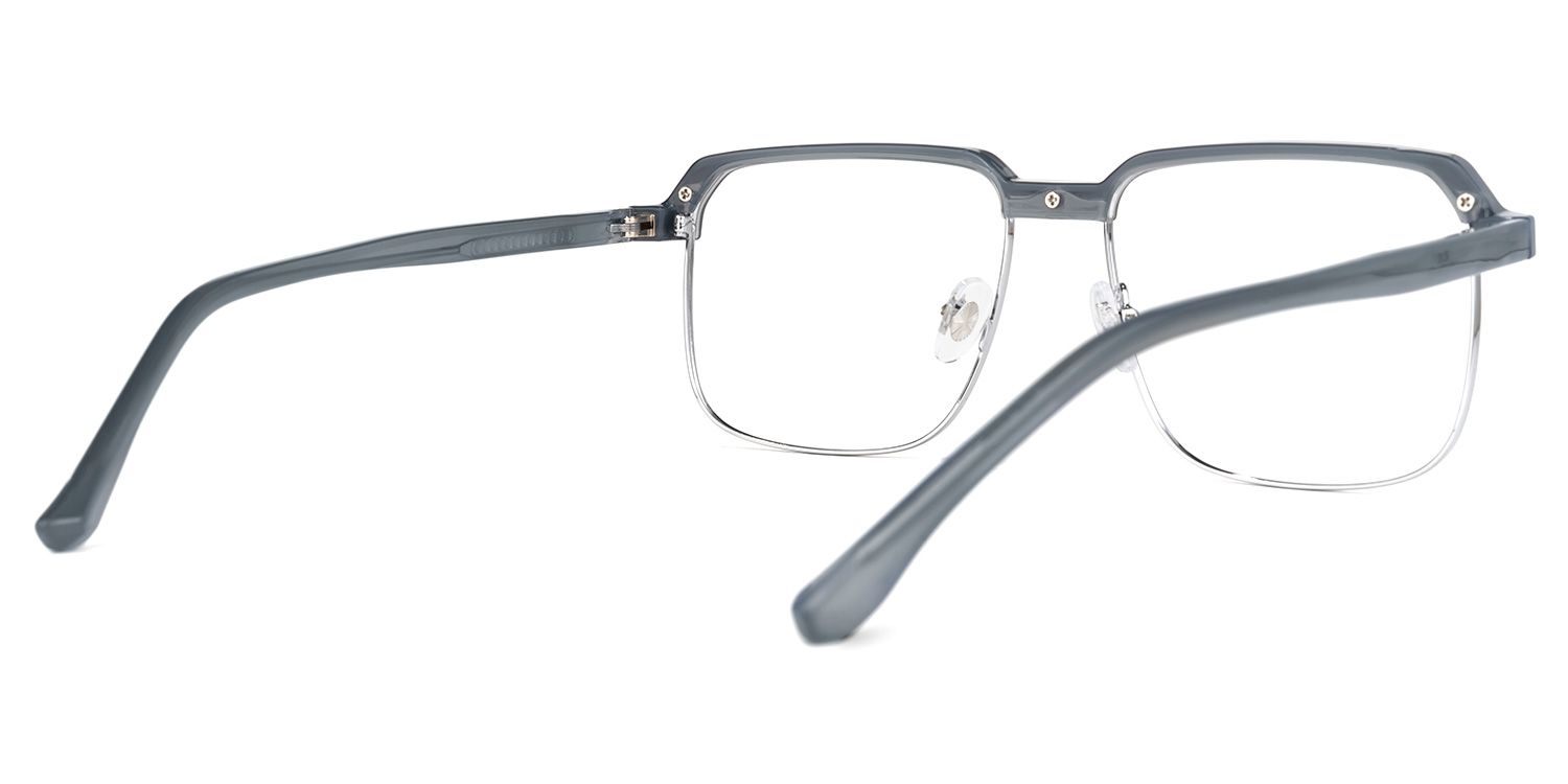 Cherron Browline Gray Glasses | ZEELOOL UK3