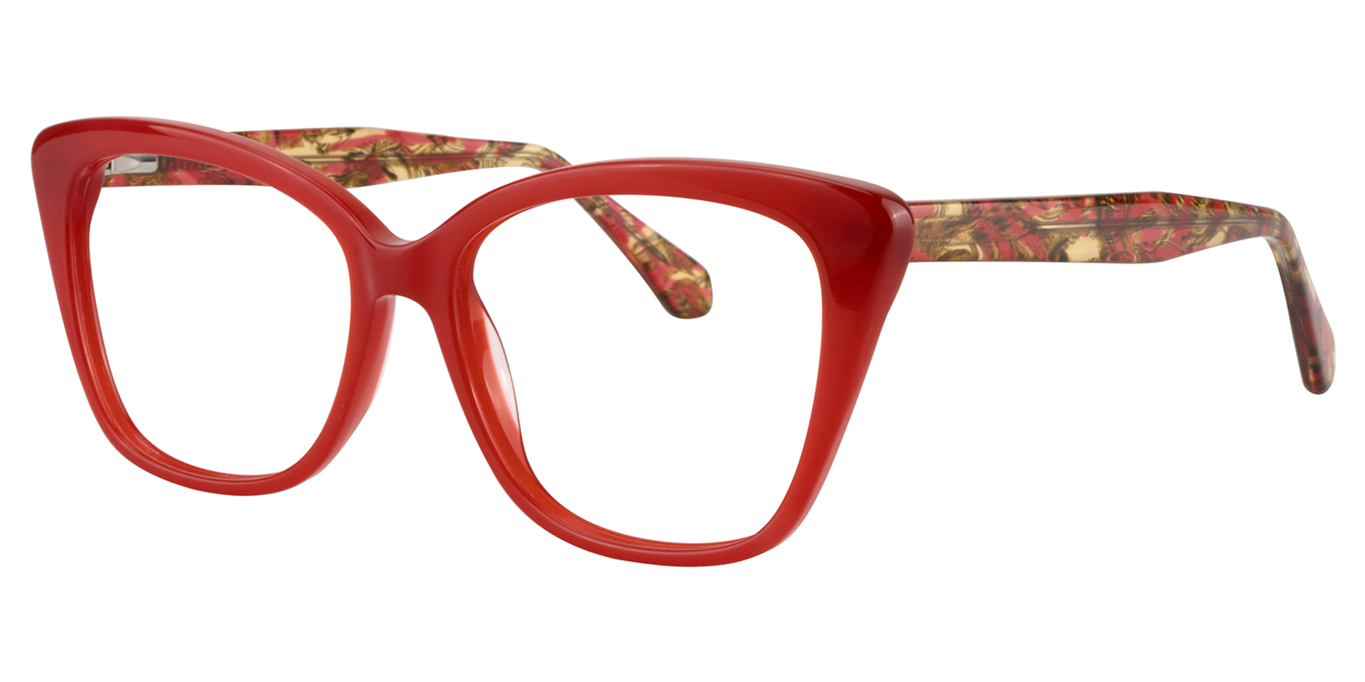 Square Red Glasses | ZEELOOL UK3