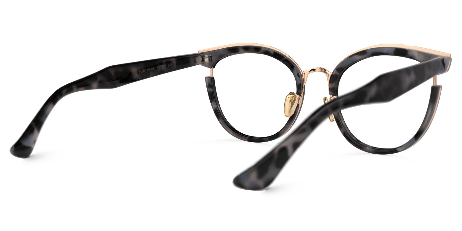 Laraine Cat Eye Light-Tortoise Glasses | ZEELOOL UK3