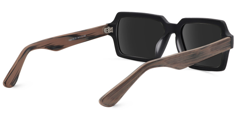 Arthur Geometric Black Sunglasses3