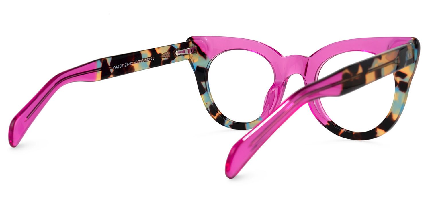 Godwin Cateye Purple Glasses | ZEELOOL UK3