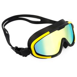 Elaine Yellow Anti-frog Swimming Goggles2