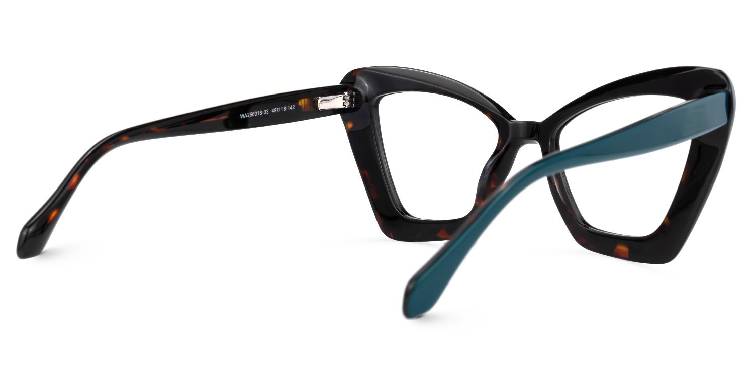 Pauline Cateye Green Glasses | ZEELOOL UK3