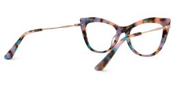 Indira Cat Eye Pink-Tortoise Glasses3