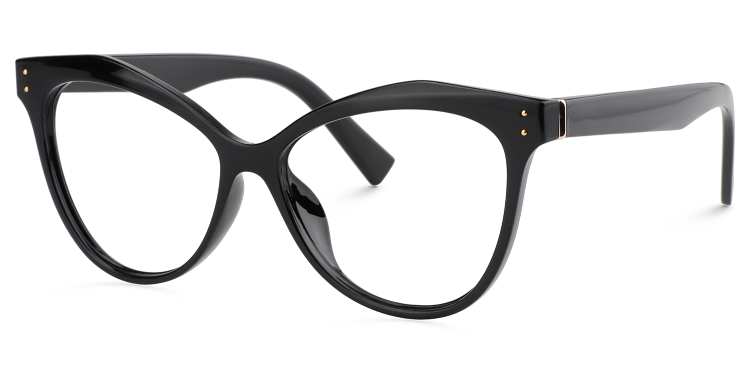 Cateye Black Glasses | ZEELOOL UK Online2