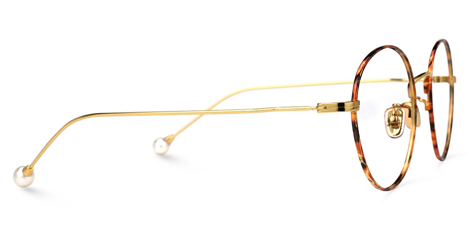 Kristina Round Tortoise Glasses | ZEELOOL UK2