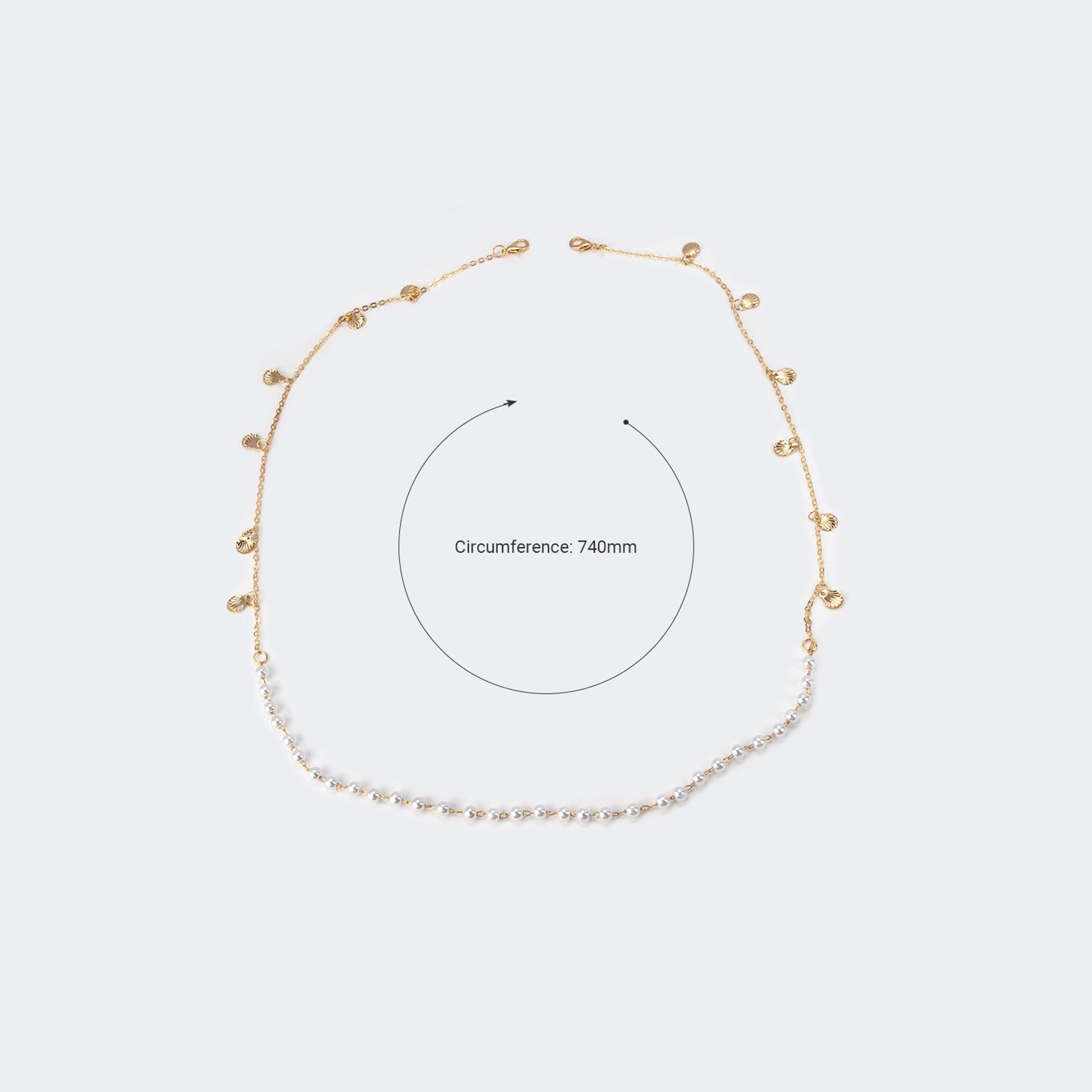 Fashion Pearl Non-slip Metal Chains | ZEELOOL UK2