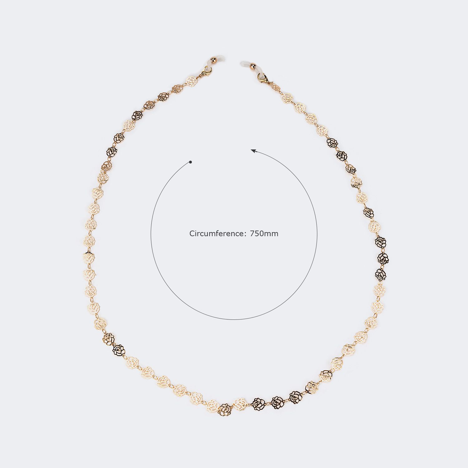 Distinctive Gold Flower Shape Chains | ZEELOOL UK2