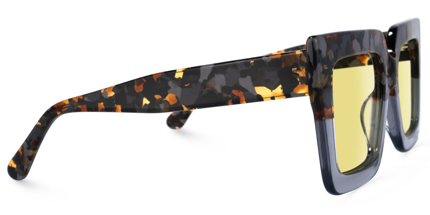 Brandon Square Gray Sunglasses2