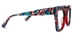 Rouco Cateye Red Glasses2