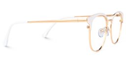 Larkins Round White Glasses2