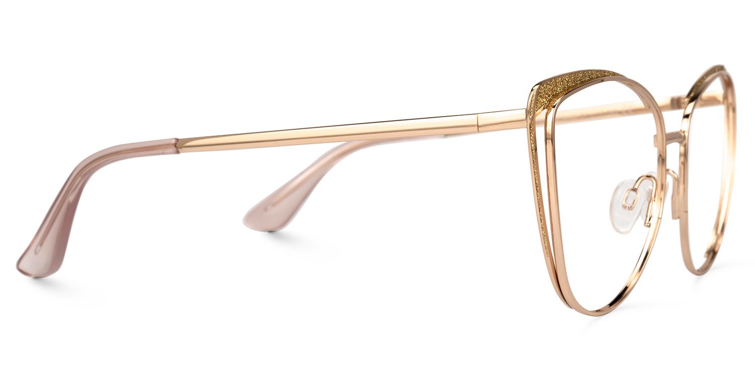Provitt Cateye Gold Glasses | ZEELOOL UK2