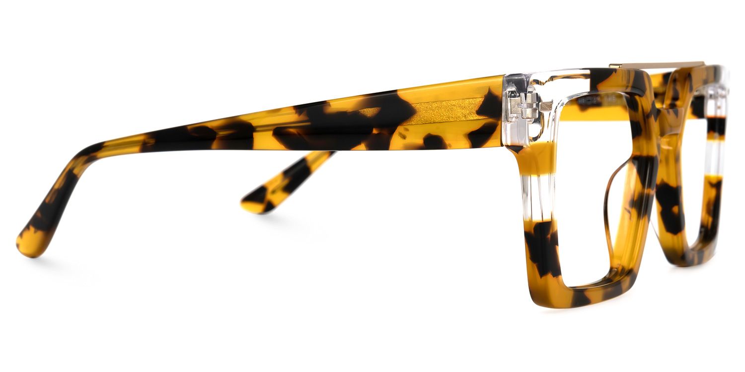 Julisa Square Tortoise Glasses | ZEELOOL UK2