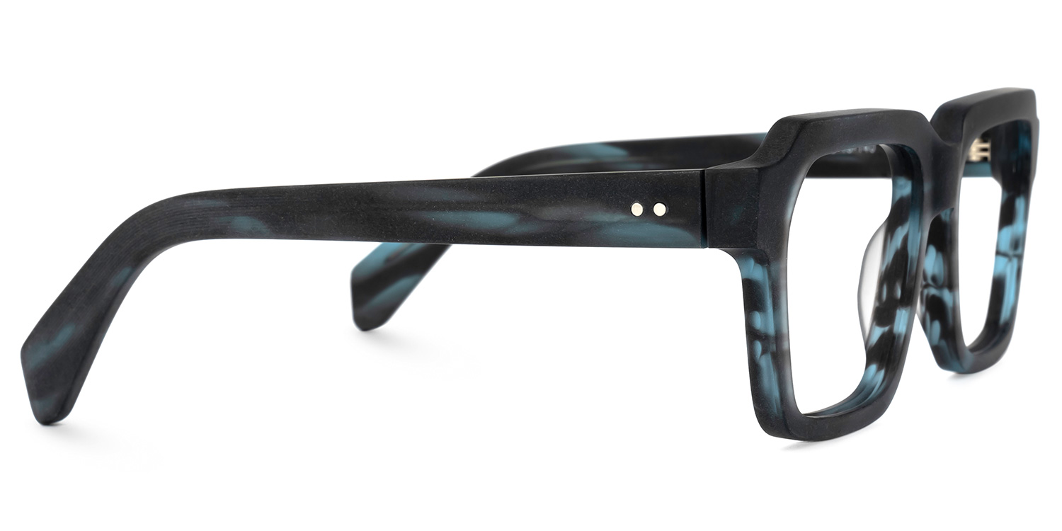 Richard Rectangle Green Glasses | ZEELOOL UK2