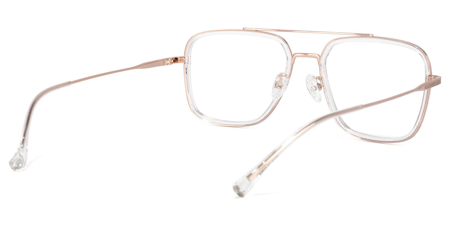 Nayeli Aviator Clear Glasses | ZEELOOL UK4